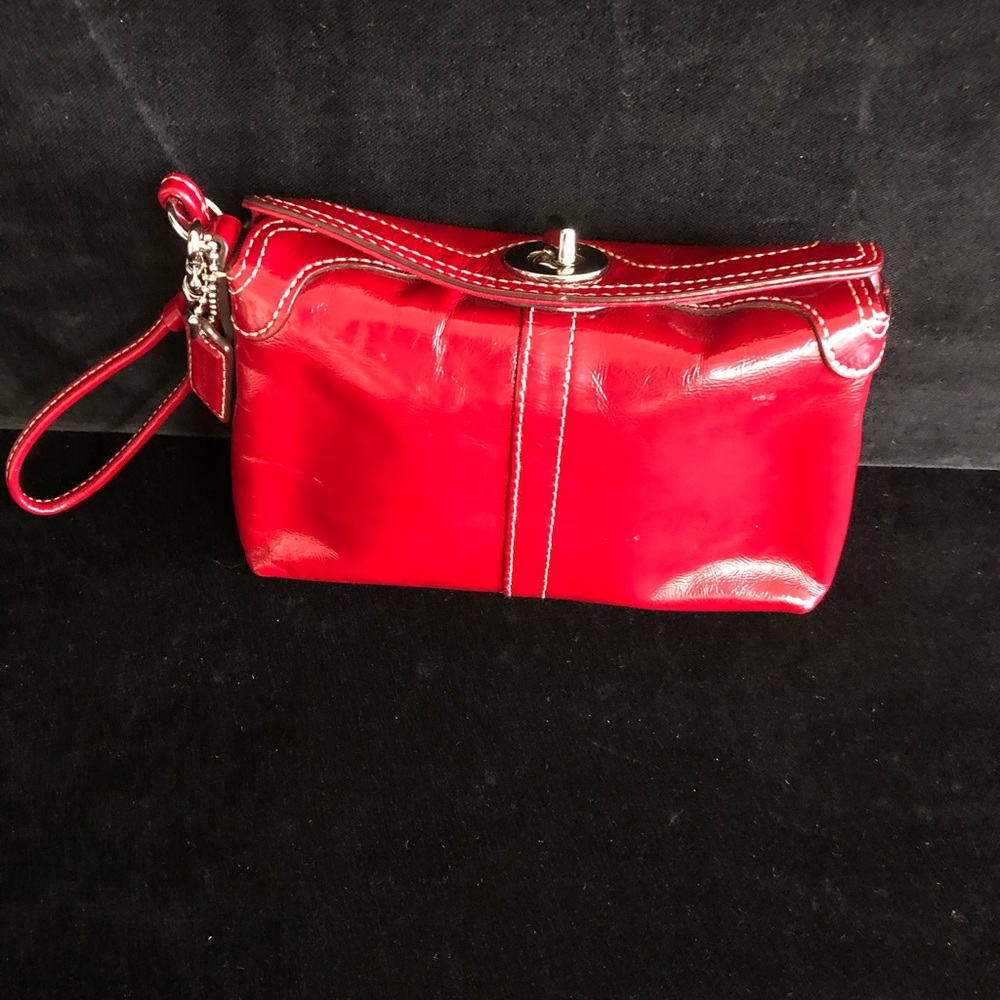 Coach Top Turn Lock Wristlet